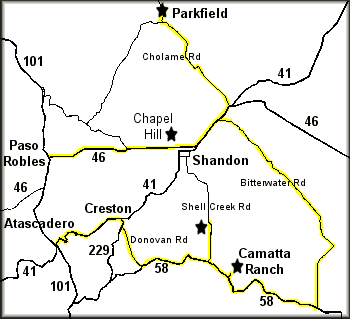 North SLO County Map