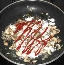 Add mixture