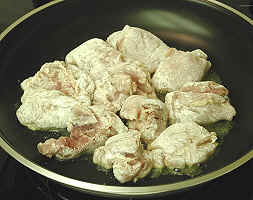 Chicken frying