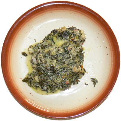 Chicken Florentine Serving