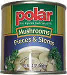 Canned mushrooms