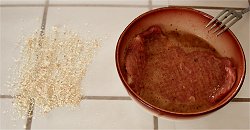 Chop in egg wash