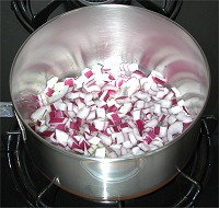 Saute onions
