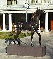 Horse statue