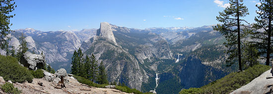Vernal and Nevada Falls