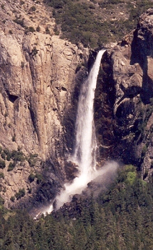 Bridalveil from a distance